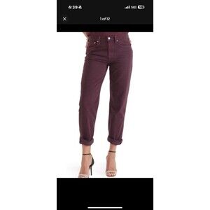 Etica Marlowe Slim‎ Boyfriend Jean Sassafrass Ankle Jean Size 29x28.5 NWT